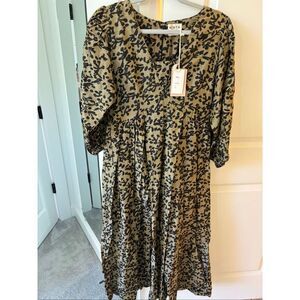 NWT MIRTH Naples dress in twig print, $315 XS